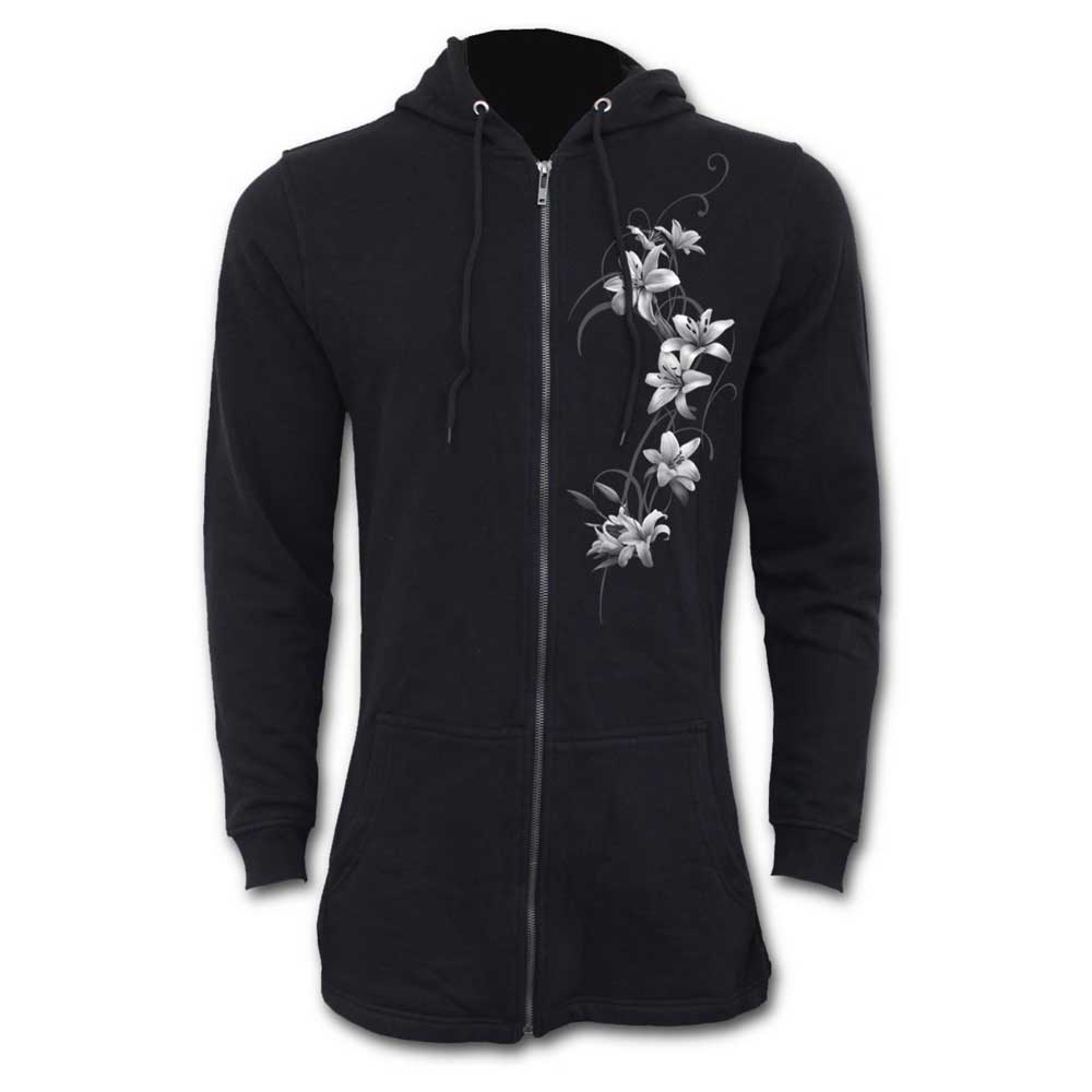 Spiral - PURE OF HEART Zip hoodie - Black